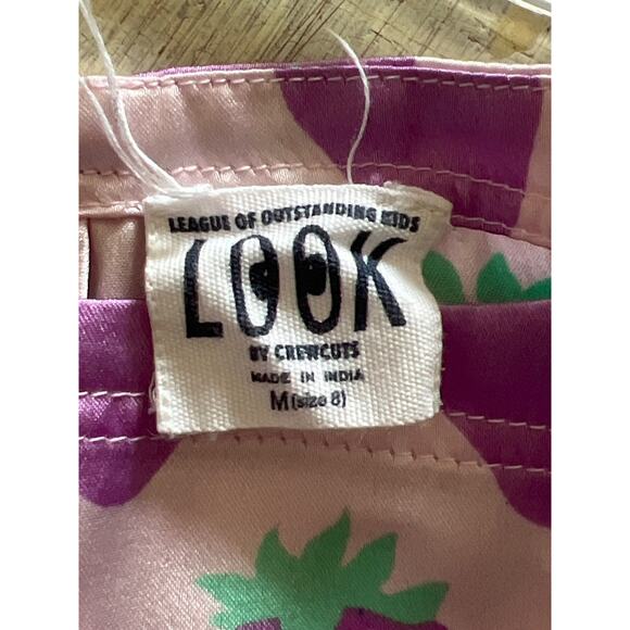 LOOK by CrewCuts Lavender Strawberry Print Dress - Picture 8 of 8